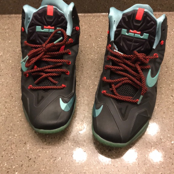 lebron 11 diffused jade